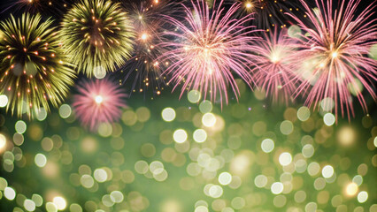 fireworks in the night skyfireworks, celebration, night, firework, holiday, sky, fire, explosion, festival, party, light, pyrotechnics, colorful, celebrate, display, new, black, blue, red, bright, yea