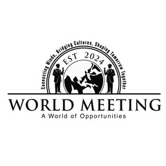 Global Business Conference Logo Design, International Meeting Event Logo, orporate World Summit Emblem