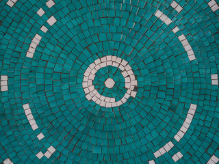 Mosaico turquesa textura fondo

