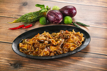 Tibetian cuisine - thenthuk with beef