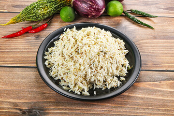 Indian cuisine - jeera rice basmati