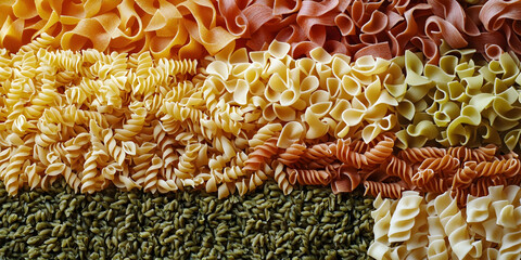  spaghetti and pasta background.  ai generated.