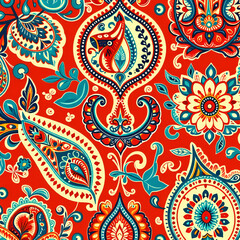 Fototapeta premium pattern with flowers seamless floral pattern 