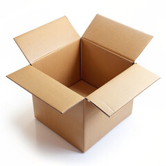 open cardboard boxbox, cardboard, carton, package, isolated, brown, container, open, empty, paper, packaging, white, parcel, gift, blank, object, shipping, delivery, mail, storage, pack, cargo, post, 