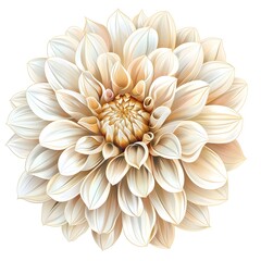 flower peony floral vector illustration garden bloom bunch