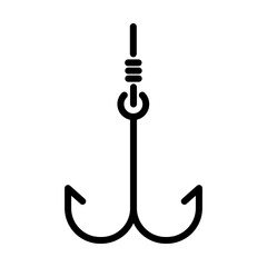 Hook Fishing icon template