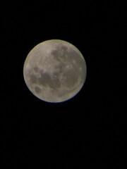 full moon over sky