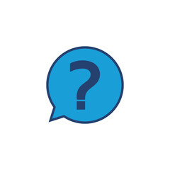 Question icon vector. question mark icon vector.