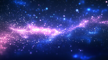 Futuristic Digital Backdrop with Sharp Stars