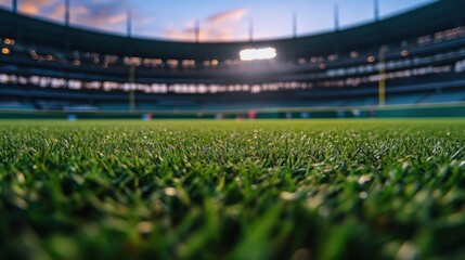 Close-up of a Baseball Field