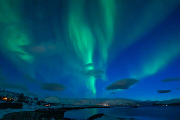 Amazing Night with Northern Lights in Norway
