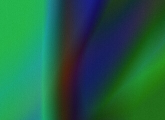 Abstract green and blue gradient with soft grain texture background