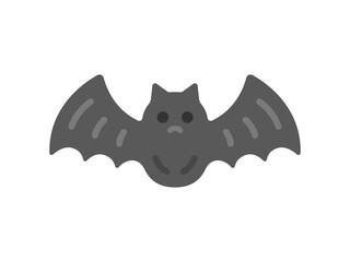 コウモリのアイコンのイラスト