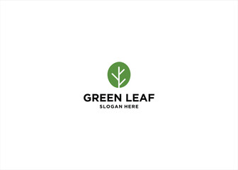 leaf logo simple and clean