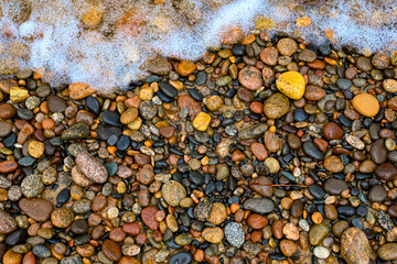 Warm Colored Beach Stones