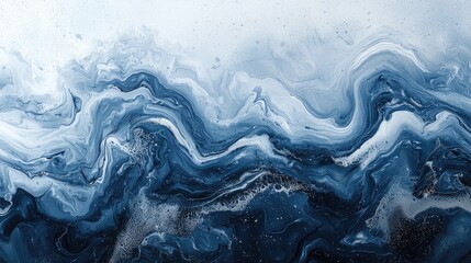 Abstract blue and white marble. Ideal for backgrounds, websites, and social media.