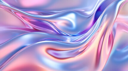 Abstract  Fluid  Iridescent  Background