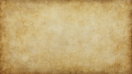 Fototapeta premium Beige parchment paper background with a textured, old papyrus design , amber, crumpled, vintage, ancient, paper, texture