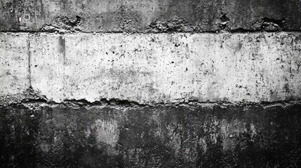 Fototapeta premium Grungy concrete wall with cracks. Perfect for an urban or industrial design project.