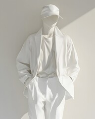 Carefully Arranged Contemporary Fashion Assortment with Crisp Outlines and Subtle Textures