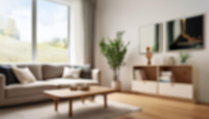 ิblurred living room for background