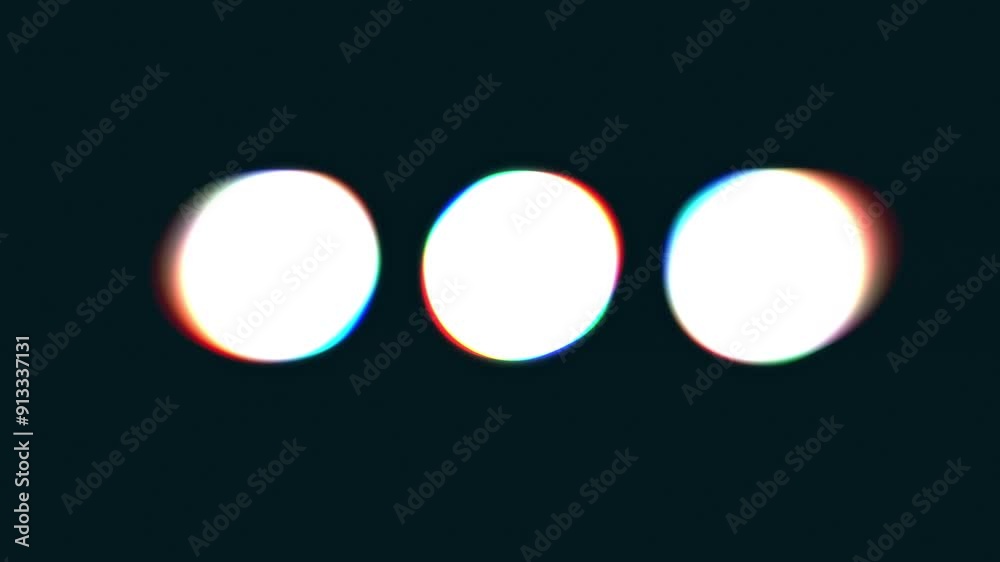 Leinwandbilder Dots, bokeh and background with abstract, animation and particles for motion graphic or sparkles. Illusion, pattern and texture for wallpaper, backdrop and energy with shine, glow and transition