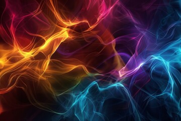 Fototapeta premium An abstract background with dynamic shapes and energetic lines, adding movement to designs