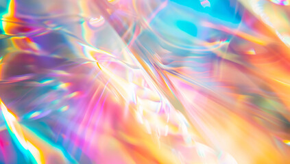 abstract iridescent holographic