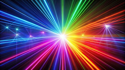 Laser light beams in various colors overlaid on a background, laser, light, effect, overlay, colors, background, digital