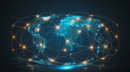 background network points Earth's surface wave background Abstract digital wave background information technology background The background is the background. gradient wave digital wave ban	