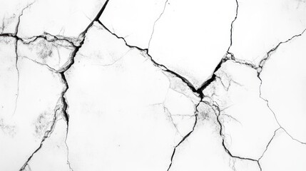 Cracked White Wall Texture
