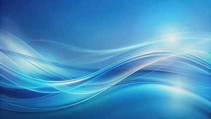 Abstract blue background with soft gradients and flowing lines, blue, abstract, background, texture, gradient, design, pattern
