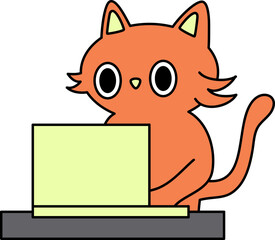 Cute Orange Cat Illustrations for Creative Projects