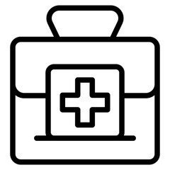 Medical kit icon