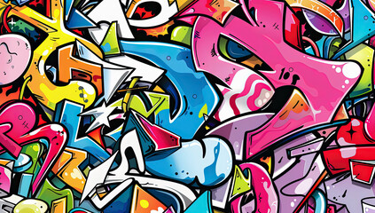 Abstract Arrow Graffiti Background