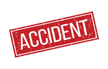 Accident Rubber Stamp Seal Vector illustration isolated on white background