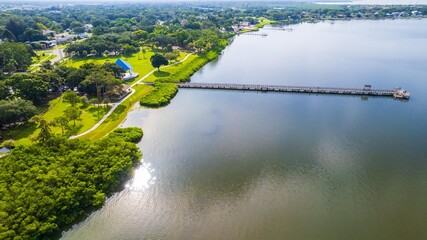 Oldsmar Fishing Pier from the Air