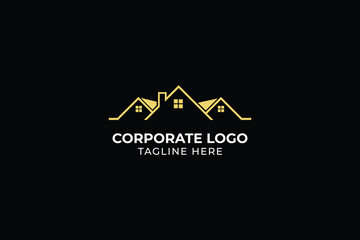  modern building architecture logo design, Real Estate Logo. Luxury Logo. Construction Architecture Building Logo Design
