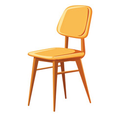 PNG Image of a wooden chair