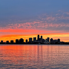 Fototapeta premium detroit sunset