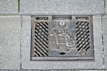 八幡馬のマンホール（青森県八戸市）