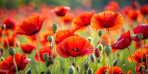 Fototapeta premium field of poppies