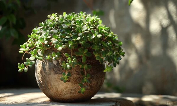 Portulacaria Afra bonsai on pot