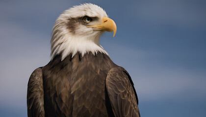 Obraz premium american bald eagle closeup