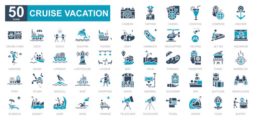 Cruise Vacation iconset