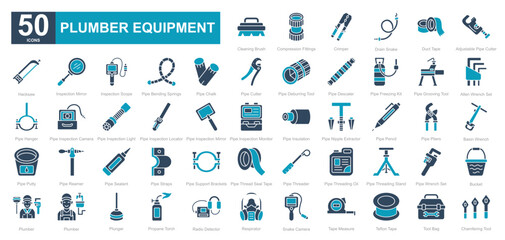Plumber Equipment iconset