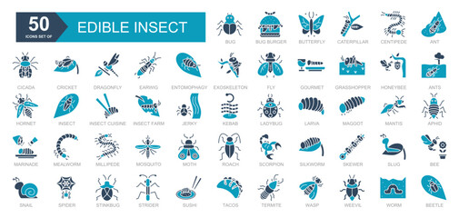 Edible Insect iconset