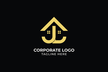 real estate logo template for company, house renovation, modern house vector minimal line, home, real estate property Minimal trendy professional logo design