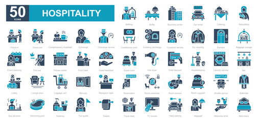 Hospitality iconset