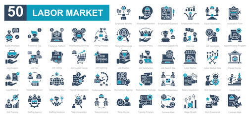Labor Market iconset
